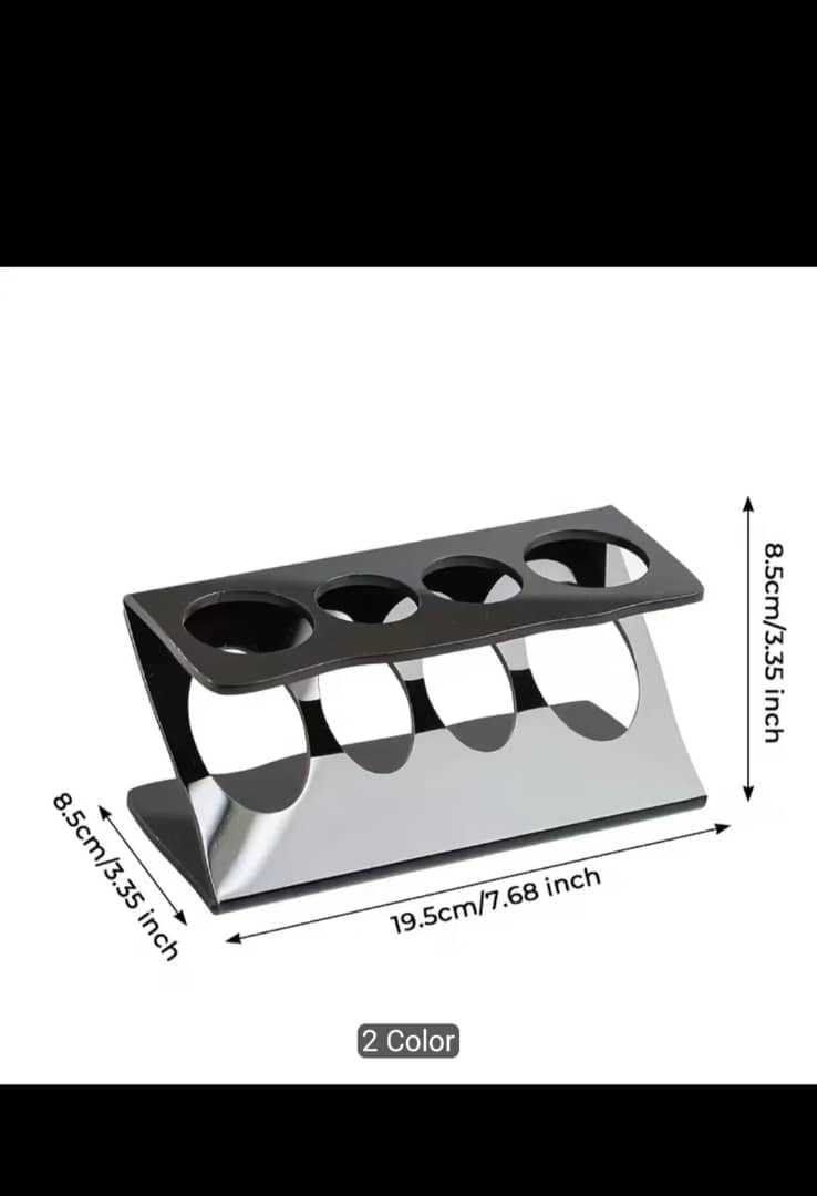 Countertop Toothbrush Holder – Multi-Functional Bathroom Organizer & Travel Toothbrush Stand | Available in White & Black